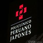 Letrero/logotipo luminoso exterior en fachada para Policlínico Peruano Japonés